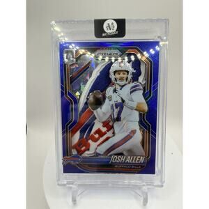 Art Card Josh Allen #17 Buffalo Bills Patch Made By Mayflower Custom Cards